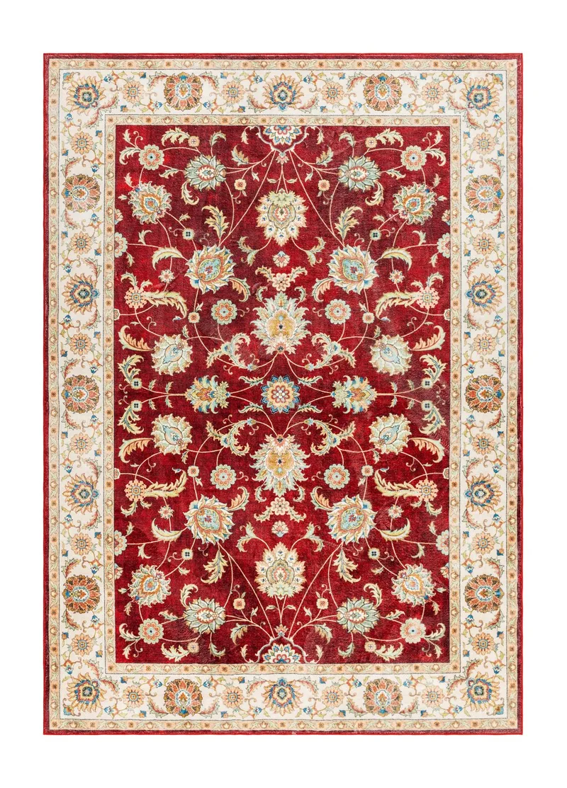 Maskinvävd Matta Tarfaya 200x290 cm - Röd - Textil & mattor - Mattor - Orientaliska mattor