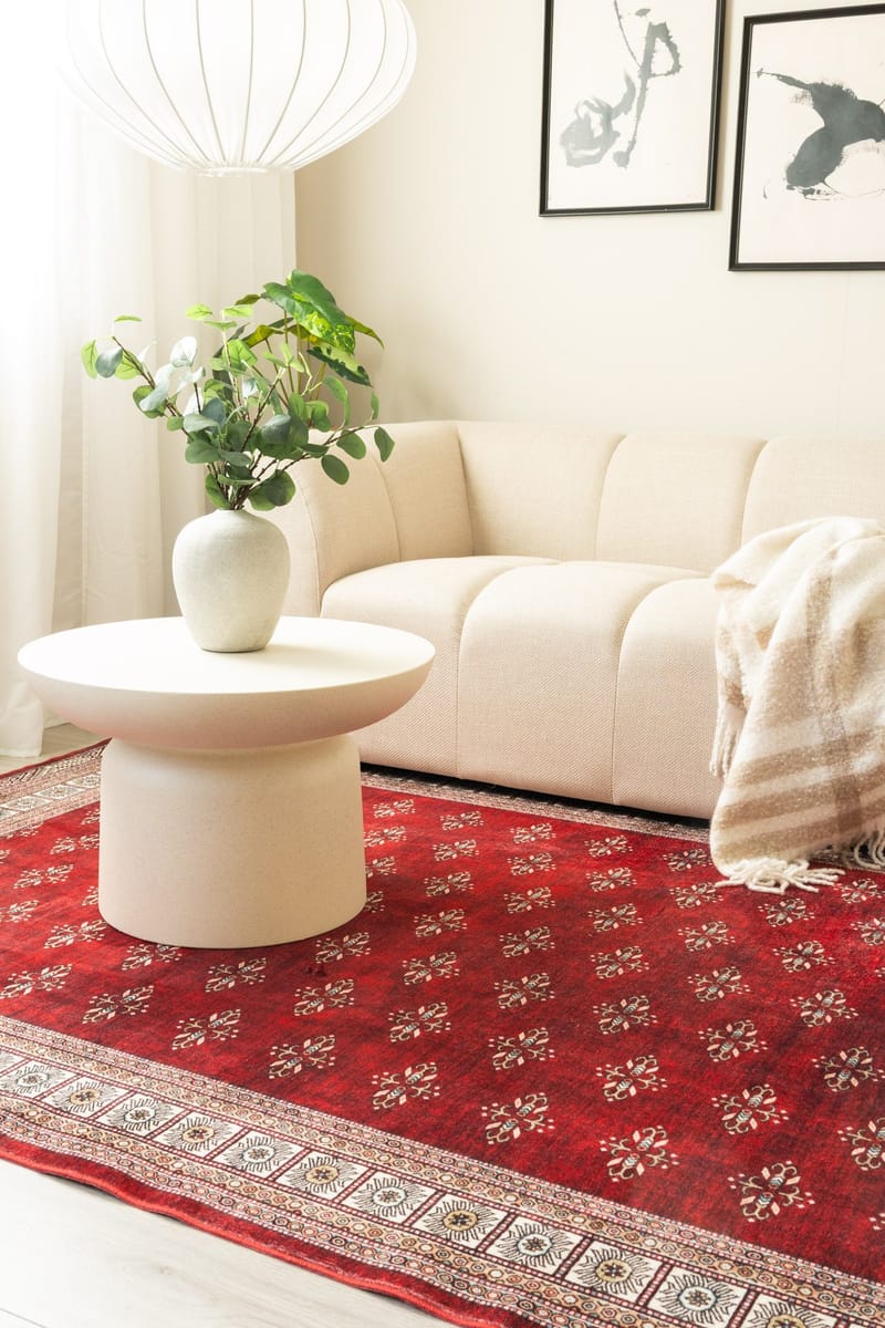 Maskinvävd Matta Tarfaya 240x340 cm - Röd - Textil & mattor - Mattor - Orientaliska mattor