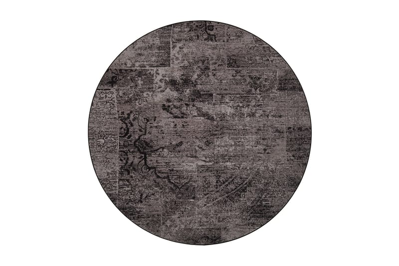 Rustiikki Matta Rund 160 cm Svart - Vm Carpet - Textil & mattor - Mattor - Modern matta - Gångmattor
