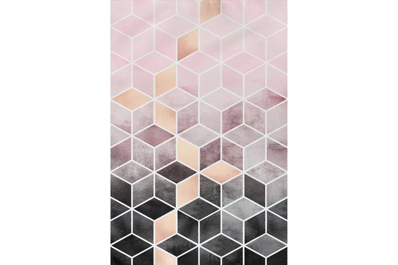 Homefesto Matta 80x300 cm - Multifärgad - Textil & mattor - Mattor - Modern matta - Wiltonmattor