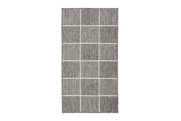 Madrid Square Flatvävd Matta 80x340 - Grå/Vit - Textil & mattor - Mattor - Stora mattor