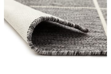 Madrid Square Flatvävd Matta 80x340 - Grå/Vit - Textil & mattor - Mattor - Stora mattor