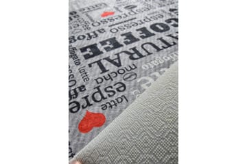 Tugrul Entrematta 60x140 cm - Grå/Sammet - Textil & mattor - Mattor - Små mattor