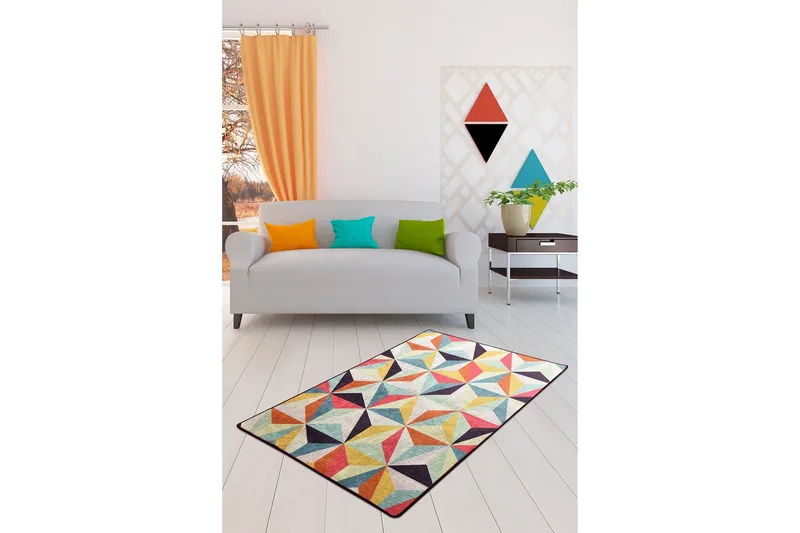 Zortea Entrematta 60x140 cm - Flerfärgad/Sammet - Textil & mattor - Mattor - Små mattor