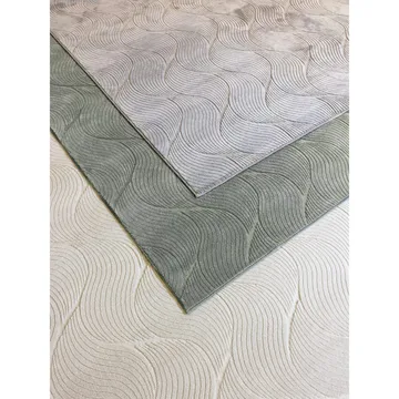 Tvättbar Matta Castello Wave - Green - Textil & mattor - Mattor - Stora mattor