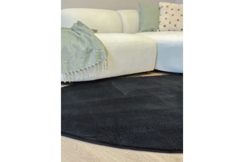 Tvättbar Matta Soft Shape - 200x290 cm, Svart - Textil & mattor - Mattor - Stora mattor