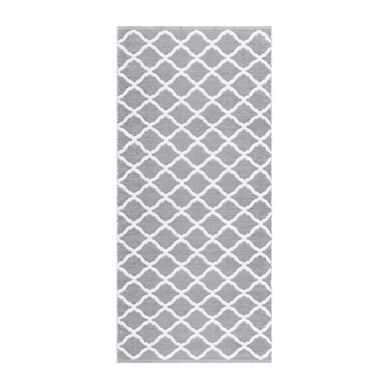 Plastmatta Hilma Wave - 150x220 cm, Grå - Textil & mattor - Mattor - Modern matta - Wiltonmattor
