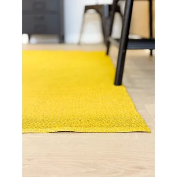Plastmatta Hilma Plain - 70x300 cm, Gul - Textil & mattor - Mattor - Modern matta - Wiltonmattor