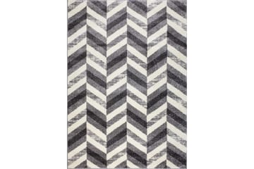 Verona Matta 160x230 cm Ljusgrå/Vit - D-sign - Textil & mattor - Mattor - Modern matta - Ullmatta