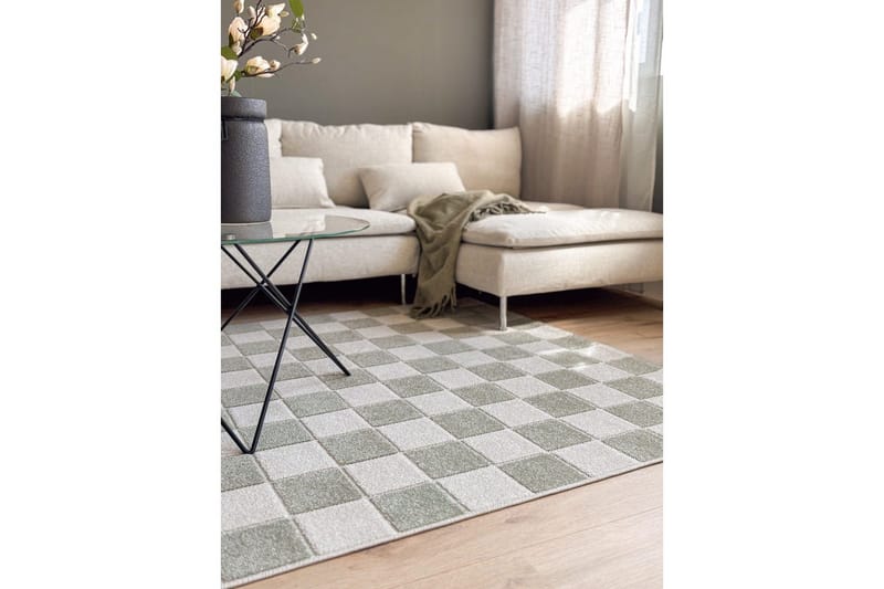Wiltonmatta Hawaii Chess 200x200 cm, Grön - 200x200 cm, Grön - Textil & mattor - Mattor - Utomhusmattor