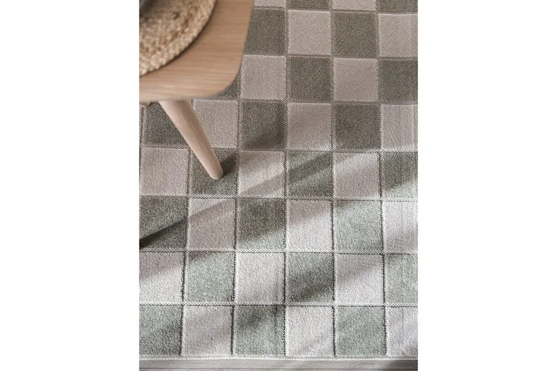 Wiltonmatta Hawaii Chess 200x200 cm, Grön - 200x200 cm, Grön - Textil & mattor - Mattor - Utomhusmattor