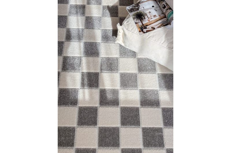 Wiltonmatta Hawaii Chess 240x240 cm, Grå - 240x240 cm, Grå - Textil & mattor - Mattor - Stora mattor