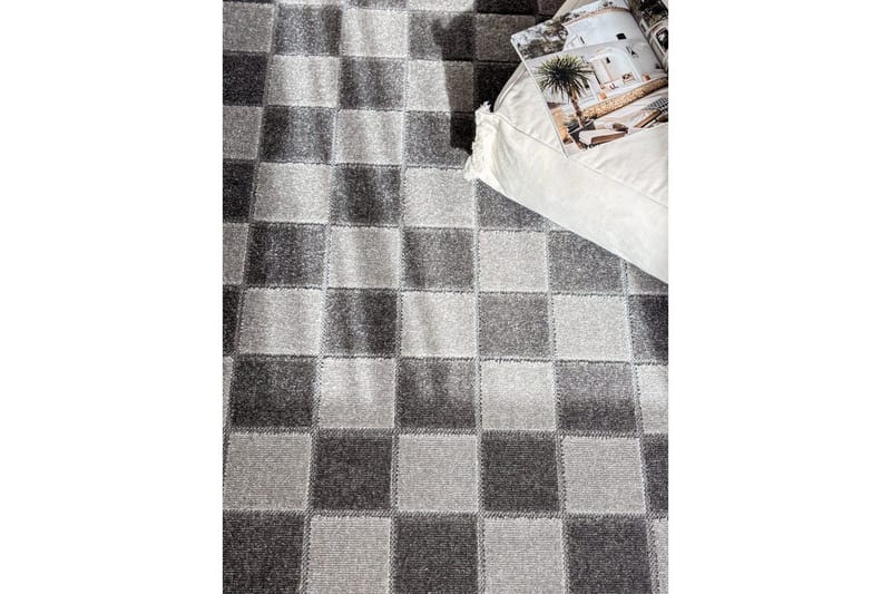 Wiltonmatta Hawaii Chess 240x240 cm, Grafit - 240x240 cm, Grafit - Textil & mattor - Mattor - Stora mattor
