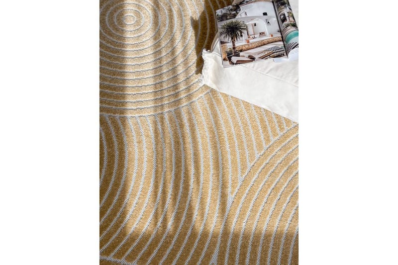 Wiltonmatta Hawaii Trend 200x200 cm, Gul - 200x200 cm, Gul - Textil & mattor - Mattor - Stora mattor