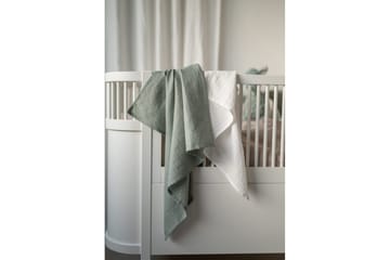 Muslinwrap 2-Pack - Vit/Grön (70 x 70 cm) - Textil & mattor - Barntextilier