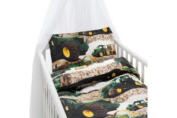 Påslakanset till Spjälsäng 2-Dels Skördetröska Grön - Textil & mattor - Barntextilier - Barnsängkläder - Bäddset barn