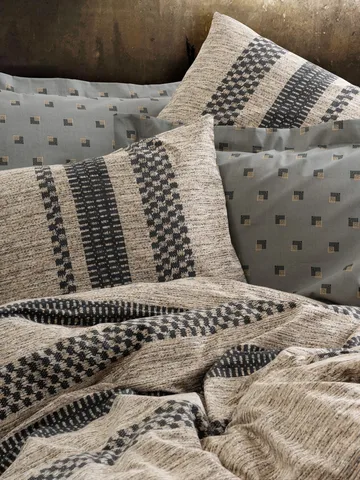Astryn Bäddset 140x200 cm - Brun Svart Grå - Textil & mattor - Sängkläder - Bäddset & påslakanset