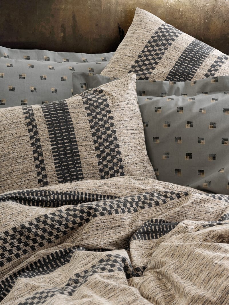 Astryn Bäddset 240x220 cm - Brun Svart Grå - Textil & mattor - Sängkläder - Bäddset & påslakanset