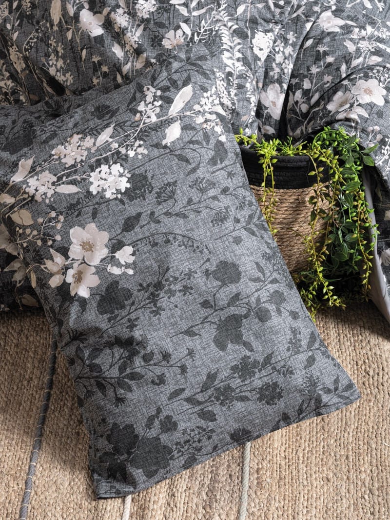 Bravenor Bäddset 140x200 cm - Antracit - Textil & mattor - Sängkläder - Bäddset & påslakanset