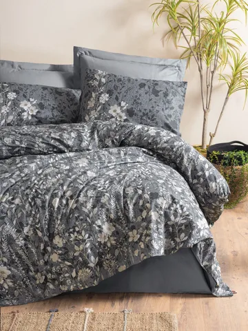Bravenor Bäddset 140x200 cm - Antracit - Textil & mattor - Sängkläder - Bäddset & påslakanset