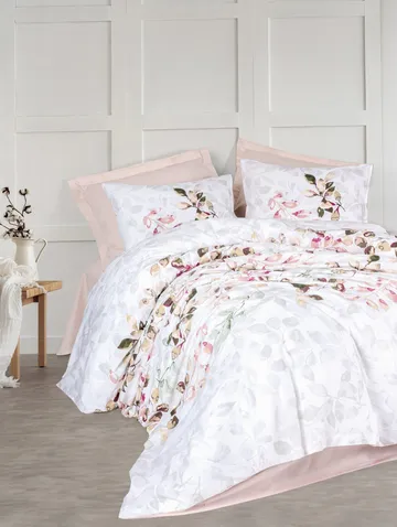 Ivara Bäddset 240x220 cm - Beige - Textil & mattor - Sängkläder - Bäddset & påslakanset