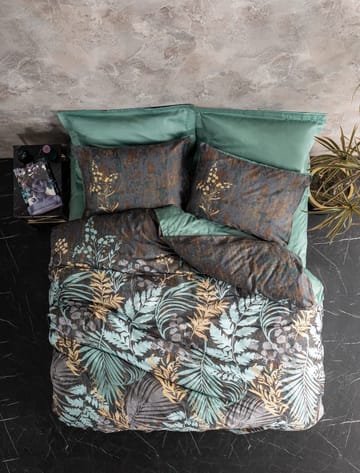 Lyronis Bäddset 140x200 cm - Mint/Antracit/Brun - Textil & mattor - Sängkläder - Bäddset & påslakanset