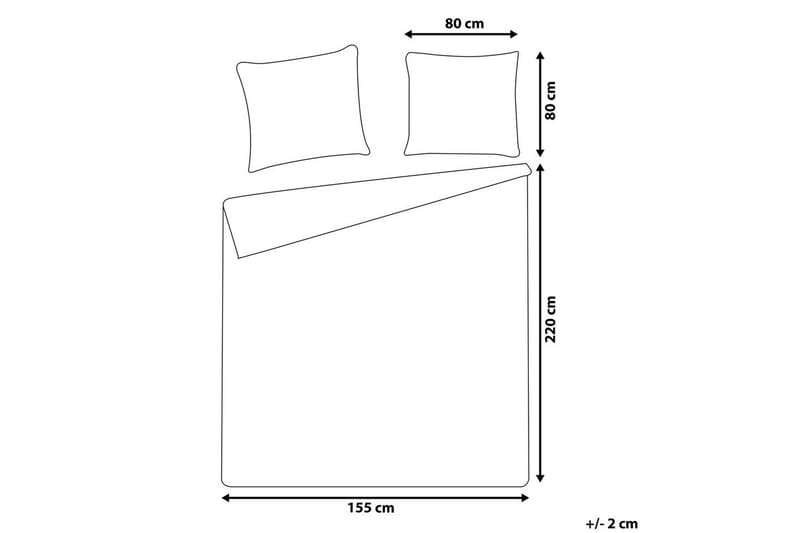 Påslakanset Ballard 220x155 cm - 220x155 cm - Textil & mattor - Sängkläder - Bäddset & påslakanset