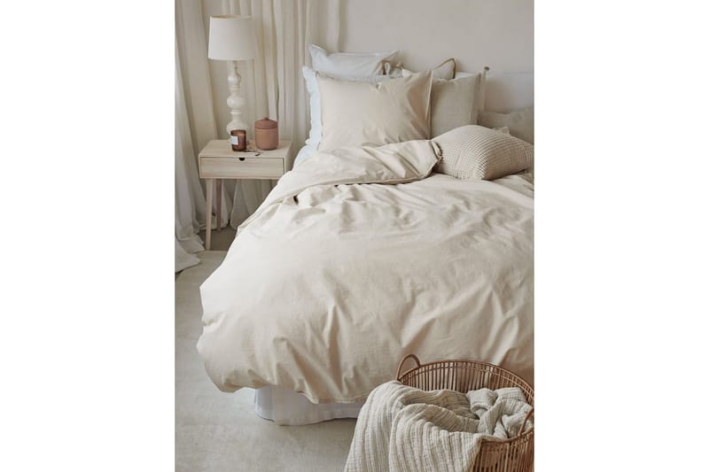 Påslakanset Enkelsäng 2-Dels Humble - Beige - Textil & mattor - Sängkläder - Bäddset & påslakanset