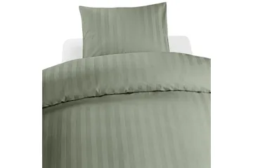 Påslakanset Enkelsäng 2-Dels Satin - Grön - Textil & mattor - Sängkläder - Bäddset & påslakanset