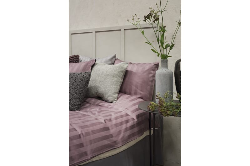 Påslakanset Enkelsäng 2-Dels Satin - Lila - Textil & mattor - Sängkläder - Bäddset & påslakanset