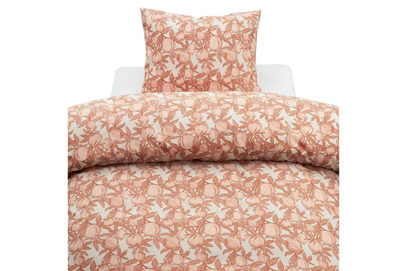 Påslakanset Enkelsäng 2-Dels Pomegranate - Peach - Textil & mattor - Sängkläder - Bäddset & påslakanset