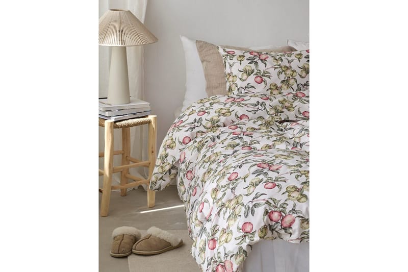 Påslakanset Enkelsäng 2-Dels Äppellunden Multi - Grå - Textil & mattor - Sängkläder - Bäddset & påslakanset