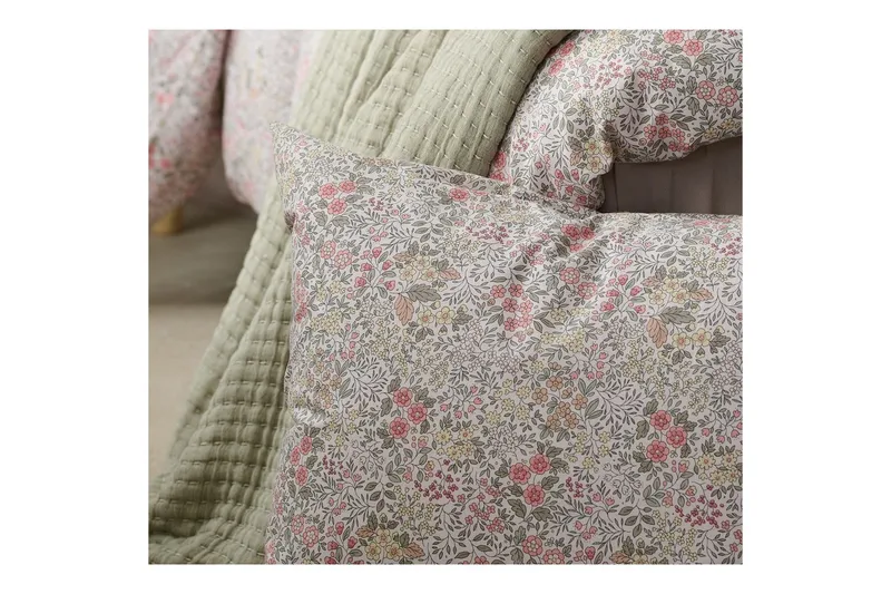 Påslakanset Enkelsäng 2-Dels Floret Sand - Brun - Textil & mattor - Sängkläder - Bäddset & påslakanset