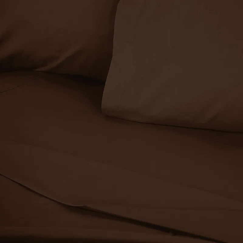 Veyloren Påslakan 240x220 cm - Mörkbrun - Textil & mattor - Barntextilier - Barnsängkläder - Spjälsäng sängkläder - Lakan spjälsäng