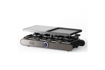 Raclettegrill Black+Decker - Silver - Trädgård & spabad - Grillar & matlagning utomhus - Övriga grillar - Raclettegrillar