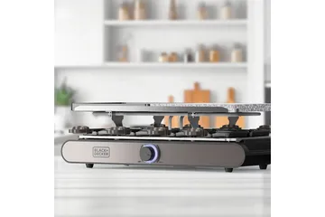 Raclettegrill Black+Decker - Silver - Trädgård & spabad - Grillar & matlagning utomhus - Övriga grillar - Raclettegrillar