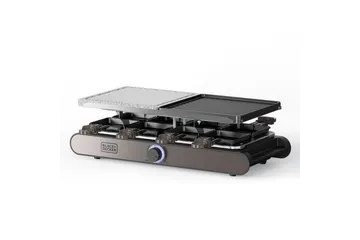 Raclettegrill Black+Decker - Silver - Trädgård & spabad - Grillar & matlagning utomhus - Övriga grillar - Raclettegrillar