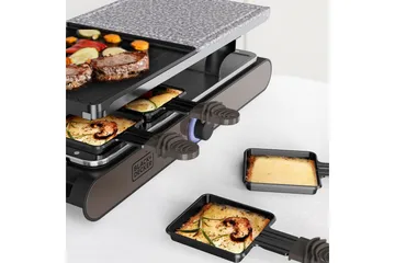 Raclettegrill Black+Decker - Silver - Trädgård & spabad - Grillar & matlagning utomhus - Övriga grillar - Raclettegrillar