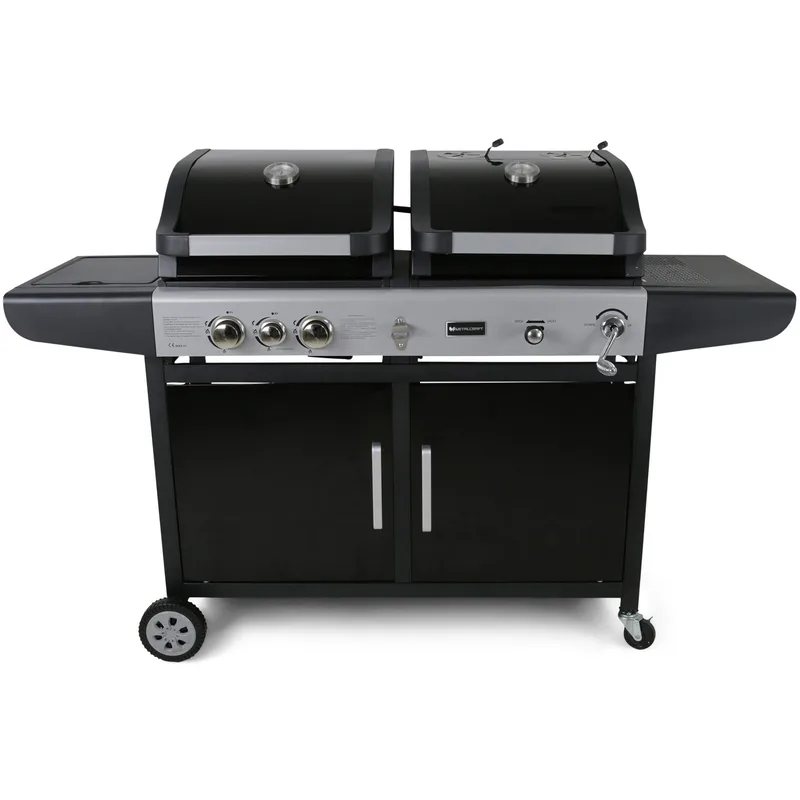 Kombinerad gasol- och kolgrill | Savannah - Trädgård & spabad - Grillar & matlagning utomhus - Gasolgrill