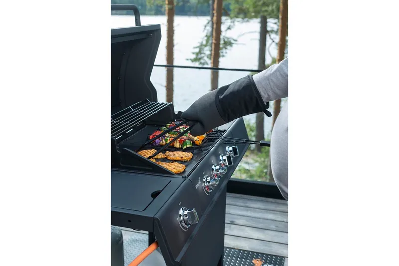 Grillhandske Mustang Svart - Svart - Trädgård & spabad - Grillar & matlagning utomhus - Grilltillbehör