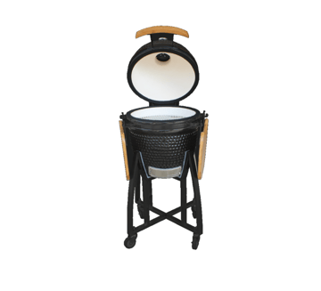 Kamado Grill | Keramisk Grill BBQ | Ø45 cm  | Svart - Trädgård & spabad - Grillar & matlagning utomhus - Kolgrillar - Klotgrillar