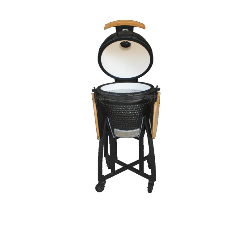 Kamado Grill | Keramisk Grill BBQ | Ø45 cm  | Svart - Trädgård & spabad - Grillar & matlagning utomhus - Kolgrillar - Klotgrillar