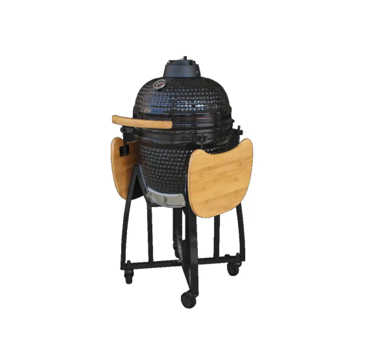 Kamado Grill | Keramisk Grill BBQ | Ø45 cm  | Svart - Trädgård & spabad - Grillar & matlagning utomhus - Kolgrillar - Klotgrillar