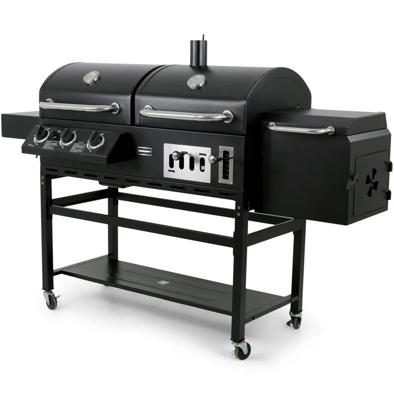Kombinerad kol- & gasolgrill med rök | Cleaveland