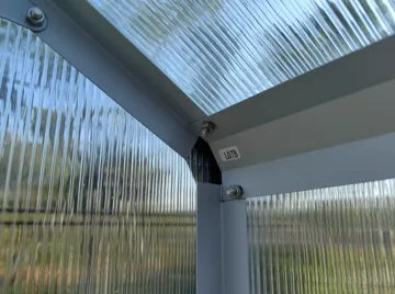 Växthus 18m² Premium | Extra hög takhöjd | 6mm kanalplast - Trädgård & spabad - Trädgårdsskötsel - Växthus
