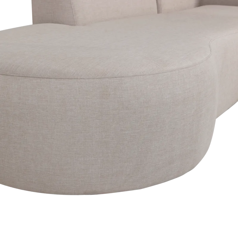 2-sits Soffa med Divan Chios Utomhus - Natur - Utemöbler - Loungemöbler - Soffgrupp utomhus