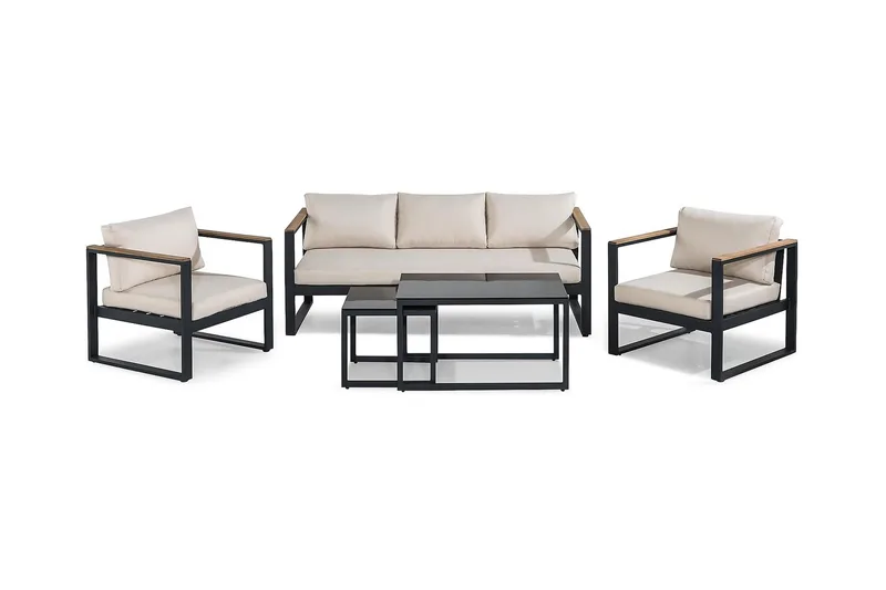 Aspvik Soffgrupp Utomhus 5-sits, Beige