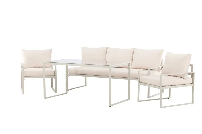 Catania Soffgrupp Utomhus 5-sits - Beige - Utemöbler - Loungemöbler - Soffgrupp utomhus