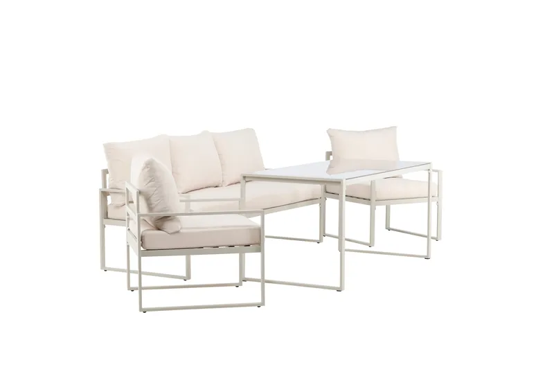 Catania Soffgrupp Utomhus 5-sits - Beige - Utemöbler - Loungemöbler - Soffgrupp utomhus