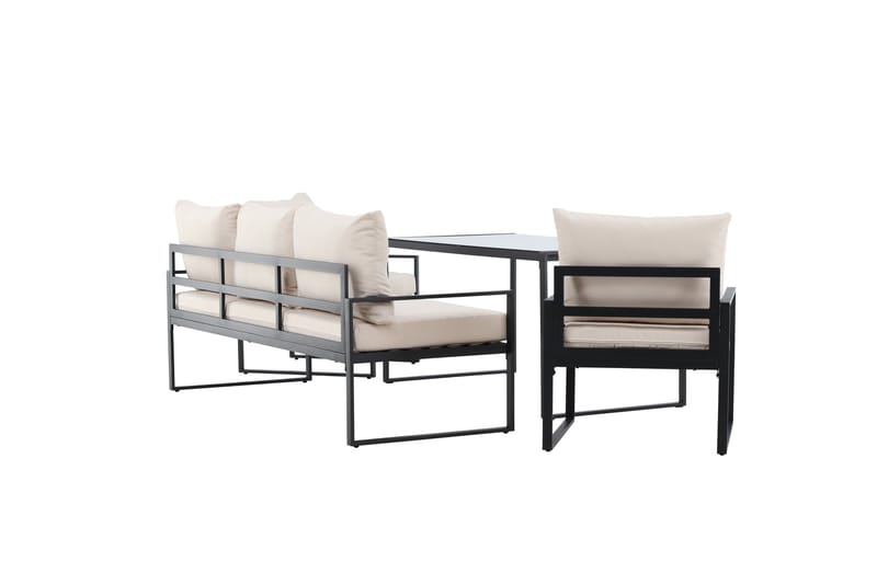 Catania Soffgrupp Utomhus 5-sits - Svart - Utemöbler - Loungemöbler - Soffgrupp utomhus